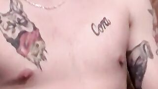 Twink Smoking Hot - Skinny Teen Strokes His Dick in Close-Up