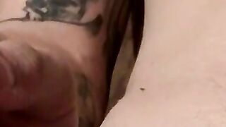 Twink Smoking Hot - Skinny Teen Strokes His Dick in Close-Up