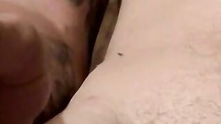 Twink Smoking Hot - Skinny Teen Strokes His Dick in Close-Up