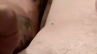 Twink Smoking Hot - Skinny Teen Strokes His Dick in Close-Up