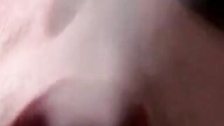 Twink Smoking Hot - Skinny Teen Strokes His Dick in Close-Up