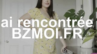 Brunette Babe Humiliates Her Partner In Public - French Amateur