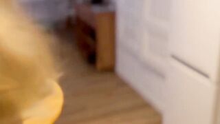 French Maid Service #2 - Big Breasted Blondie Gets Fucked By The Delivery Guy