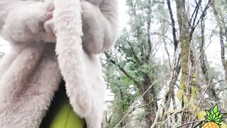 French Blondie LouLou Sucks Outdoors - Public BJ in Paris