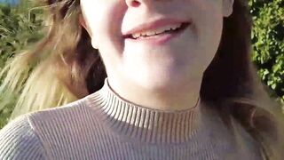 Louise's Outdoor Masturbation Adventure - Public Street Freak