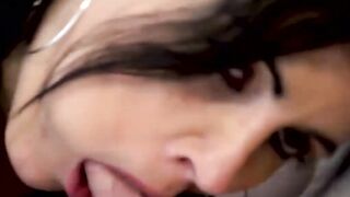 Hot Amateur Bombshell Gives Blow Job in Fake Porn Audition