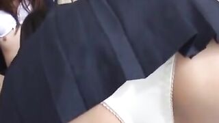 Lesbians Love Company - Hot Blonde Teens Scissoring Passionately