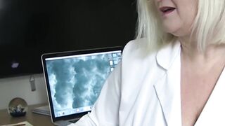 Chubby Patient's Pussies Get Treated By Sexy Mature GP