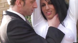 Ink-Enthusiast LouLou Kay Gets Ripped Outside By A Huge Dick