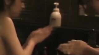 Japanese Bathroom Voyeurs - Secret Peeping Tom Catches Naughty Ladies