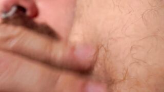 Hairy Pit Worship - Old Man's Huge Dick & Balls Get Close-Up Attention