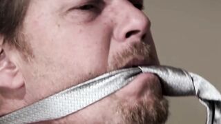 Bondage Mistress Dominatrix Fucks Her Slave's Ass While He Squirts All Over His Face