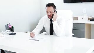 Maid Service Gone Wild! - Spanked & Fucked Hard By Her Boss's Son In Front Of Husband" \*NSFW\*\
