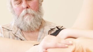 Redheaded Teenage Cuties - Old Man Fingers Young Pussy