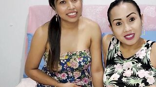 Thick-Lebian StrapOn Sessions - Hot Asian Couple Exploring Taboo