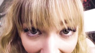Blonde Bombshell MacKenize Moss Gives A Deep Throating Lesson In Point Of View