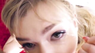 Blonde Bombshell MacKenize Moss Gives A Deep Throating Lesson In Point Of View
