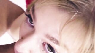 Blonde Bombshell MacKenize Moss Gives A Deep Throating Lesson In Point Of View