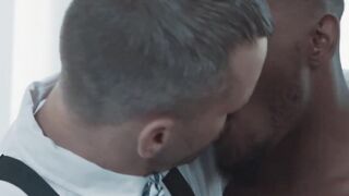 Black Stud Phoenix Felington Plows White Hunk's Ass - Gay Interracial Anal