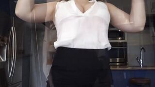 Big Boob Babe Rides Big Dick - Teacher's Pet Gets Fucked Hard
