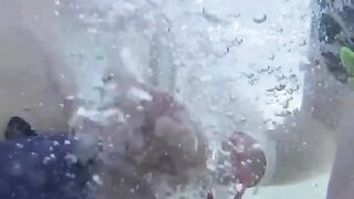 Robert Avsec Fucks Moi Saverio In Public Pool - POV Creampie
