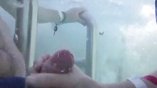 Robert Avsec Fucks Moi Saverio In Public Pool - POV Creampie