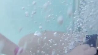 Robert Avsec Fucks Moi Saverio In Public Pool - POV Creampie