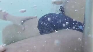 Robert Avsec Fucks Moi Saverio In Public Pool - POV Creampie