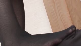 Foot Job Goddess - Sensual Stocking Footjob with Jizzy Finish