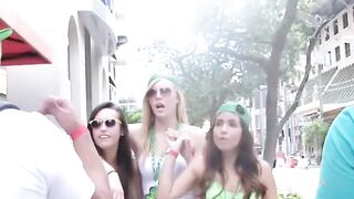 St Patrick's Day Orgy - Group Sex Party with Kelsey Monroe & Lexi Davis