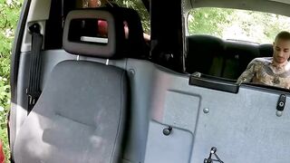 Lady-gang's Back Seat Ride to Pleasureville - Big Dick Taxi Adventure