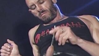 NaughtyDave - Metal Dildo Masturbation Session with Old Man