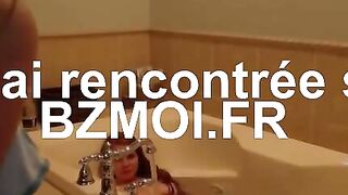 Hot Blonde Babe Shower Time - French MILF Fucks Her Neighbor