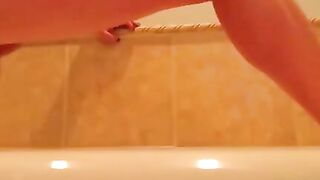 Hot Blonde Babe Shower Time - French MILF Fucks Her Neighbor
