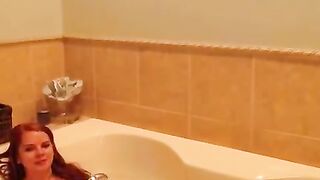 Hot Blonde Babe Shower Time - French MILF Fucks Her Neighbor