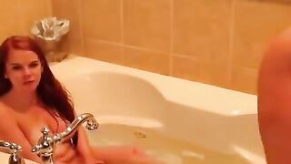 Hot Blonde Babe Shower Time - French MILF Fucks Her Neighbor