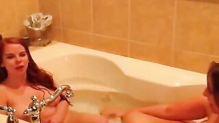 Hot Blonde Babe Shower Time - French MILF Fucks Her Neighbor