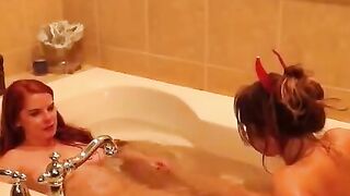 Hot Blonde Babe Shower Time - French MILF Fucks Her Neighbor