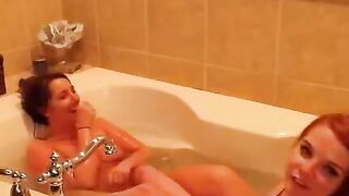 Hot Blonde Babe Shower Time - French MILF Fucks Her Neighbor