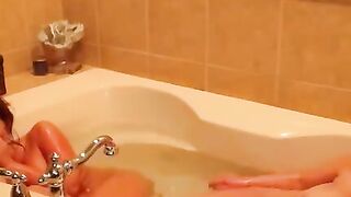Hot Blonde Babe Shower Time - French MILF Fucks Her Neighbor
