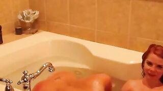 Hot Blonde Babe Shower Time - French MILF Fucks Her Neighbor
