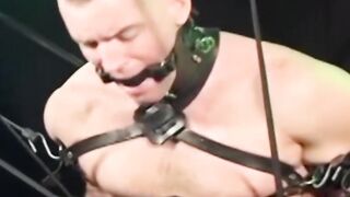 Hairiest Man Alive - Muscular Bear Fucked Hard in Rough BDSM Scene
