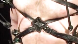Hairiest Man Alive - Muscular Bear Fucked Hard in Rough BDSM Scene