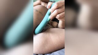 French Girl Masturbates to Latin Music - Older Woman Fingers Hairy Pussy