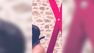 Elle's Leather Mask And Rough Fuck - French MILF Fucked Hard By Stranger