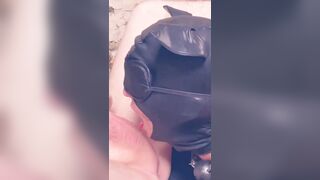 Elle's Leather Mask And Rough Fuck - French MILF Fucked Hard By Stranger