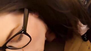 Glasses-Wearing HOTTIE Fucked Hard By Older Man - Glasses Girl Gets Pounded