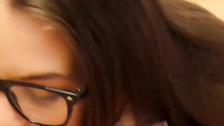 Glasses-Wearing HOTTIE Fucked Hard By Older Man - Glasses Girl Gets Pounded