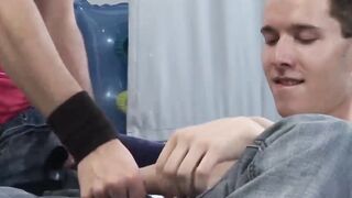 Hardcore Anal Threesome with Huge Dick - Amateur Couple Fucked by Step-Brother