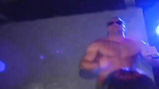 Bachelor Party Gone Wild! Stripper Pole Action & Group Blowjob Orgy